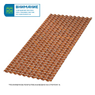 Профлист МЕТАЛЛ ПРОФИЛЬ С-21x1000-B (ECOSTEEL-01-Кирпич-0,5)